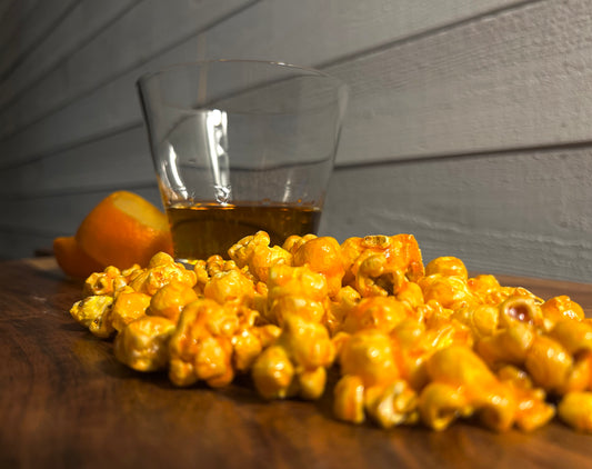 Grand Orange XO Candy Popcorn