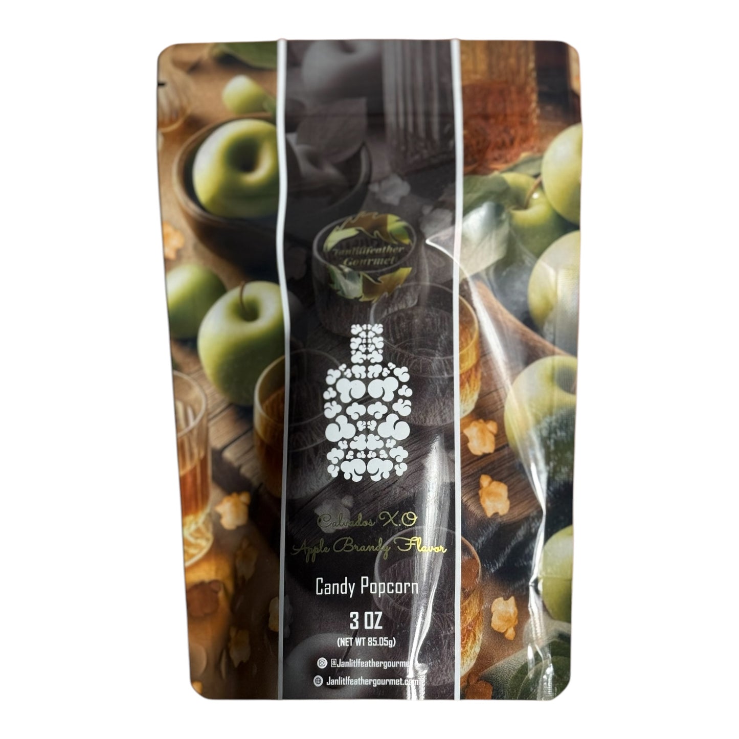 Apple Brandy Candy Popcorn